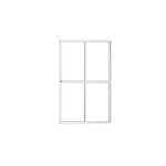 PORTA BALCAO 2 FOLHAS 2,10X1,20 BRANCA ESQUADRI