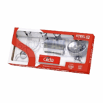 KIT BANHEIRO CERTA 5 PECAS CROMADO STEEL