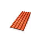 TELHA COLONIAL PVC 2,30 X 5 ONDAS TERRACOTA