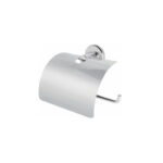 PAPELEIRA COM TAMPA STANDARD CLARA INOX