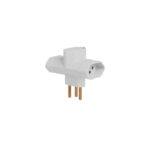 PINO 3 SAIDAS TIPO T 2P+T 10A PCT C/ 10PC 12270PCT ILUMI