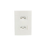 TOMADA DUPLA 2P+T 10A DECOR 424721 SCHNEIDER